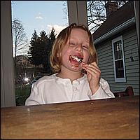 Caroline loves ice cream!