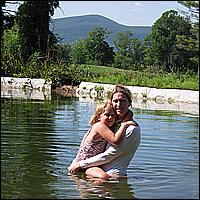 Summer 2009 - The pool has been used - here is the proof!