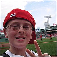 Fenway Park - The Findlays Score The Game, Behind the Green Monster!